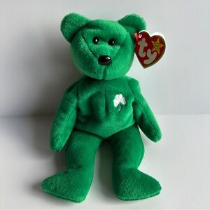 TY Beanie Baby Erin the Bear Vintage 1997 Retired Plush Toy with Errors
